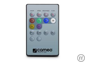 5-Cameo Q-Spot 15 RGBW LED Pinspot, SCHWARZ, 1x15W 4in1 LED, 4.5°/10°/25°, RGBW, XLR 3p...