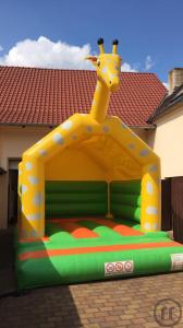 Hüpfburg "Giraffe" mit Dach - 4,5m x 4m