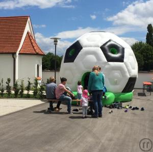 3-Fußball Hüpfburg & Menschenkicker zu Sommerfest Fußball WM, EM - Fußba...