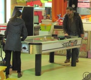 3-Air Hockey Spieltisch Firmenfeier, Mitarbeiterfeier, Kinderprogramm, Wettkampf, Hotel, Airhockey
