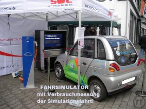 2-Fahrsimulator Verbrauchsmessung - Umwelt Simulator - CO2 - Erdgas - Elektromobilität - Simul...