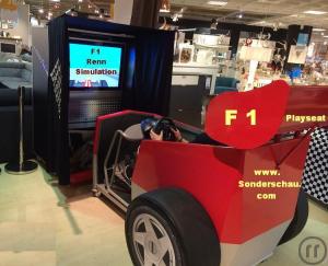 Fahrsimulator Rennsimulator - F1 Playseat - F1 Simulator Alternative - Messe Simulator, F1 Rennwagen