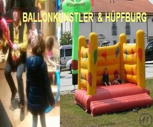 Ballonmodellieren & Hüpfburg - Ballonmodellage Figuren Tiere aus Ballon - Geburtstag - Messe - Fest