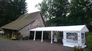 Verleihe Partyzelt / Festzelt 5x10m