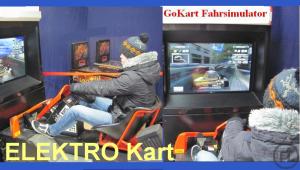 4-Mobile Kartbahn - GoKart Simulator, Messe Kartrennen - Elektro Kart - Mitarbeiter Motivation - Feier