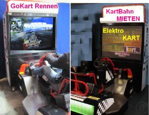 1-Mobile Kartbahn - GoKart Simulator, Messe Kartrennen - Elektro Kart - Mitarbeiter Motivation - Feier