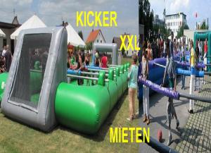 Riesenkicker - Menschenkicker - Fußball XXL Human Kicker - Mitarbeiter Sommerfest Betriebsfest Feier