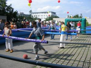 5-Riesenkicker - Menschenkicker - Fußball XXL Human Kicker - Mitarbeiter Sommerfest Betriebsf...