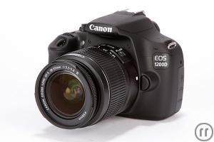 1-DSL Fotocamera Canon EOS 1200D Set Spiegelrelefex