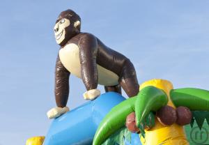 3-Zur Vermietung wird angeboten die Hüpfburg Gorilla XL 5,2m x 4m x 4,5 m