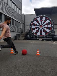 3-Fußball-Dart, Fußball Dart, Riesendart, Dartscheibe