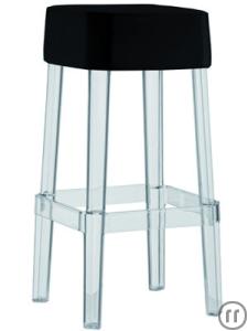 Barhocker Crystal schwarz