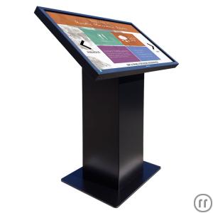 1-Kiosksystem DWS43 Pult Version mit Multitouch Display 43 Zoll