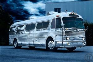 6-"Independence Greyhound Bus" historischer Greyhound Bus von 1958....cooler geht nicht