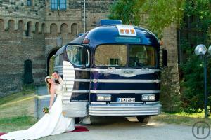 Oldtimerbus für Hochzeiten - historischer Greyhound