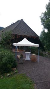 Easy-Up Pavillion Pagodenpavillion Pagode 3x3m Sektempfang mieten Zelt