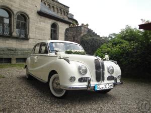 1-Oldtimer BMW 502 V8 Barockengel, Hochzeitsauto, Hochzeitsfahrt im Oldtimer genießen, tolle ...