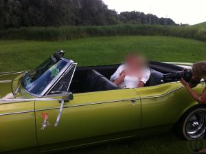 2-Hochzeitsauto, Brautauto, Oldtimer für Hochzeit, Heiraten, Ehe, Cabrio, V8, Ami