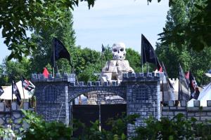 Burganlage Burgtor Ritterburg Märchenschloss Mittelalter Dekoration