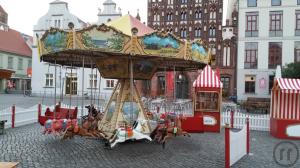 2-Jahrmarkt der Jahrhundertwende Litfaßsäule Drehorgelspieler Zuckerwatte Hau den Lukas ...