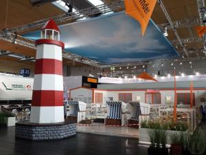 3-Leuchtturm riesig 6m Maritime Dekoration Hafenfest