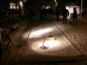 3-Eisstockbahn, Curlingbahn, Eisstock schießen