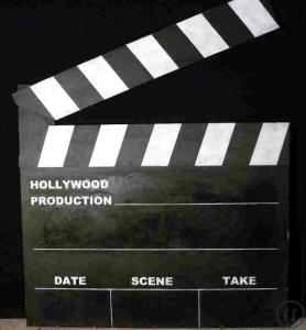 Filmklappe XXL, Film, Filmdekoration