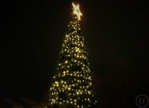 3-Riesen Weihnachtsbaum 7,5m Weihnachtsmarkt Dekoration, Weihnachten, Weihnachtsdekoration