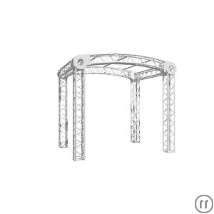 Varia Rundbogenbühne 3x2m Grundfläche, Außenmaß (LxBxH): 3.11x2.6x3.0m