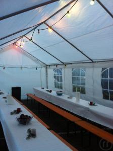 Partyzelt, Pavillon 3 x 4 m. mit 4 Seitenteilen und Fenstern