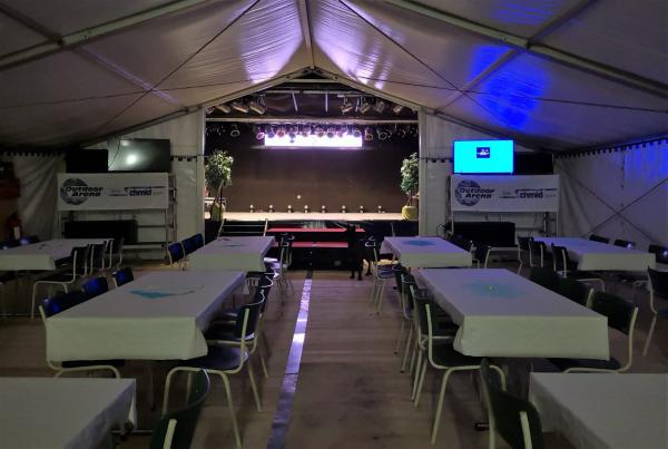 5-Vermietung Verleih Festzelt Bierzelt Partyzelt Zelt für Veranstaltungen 10m x 30m