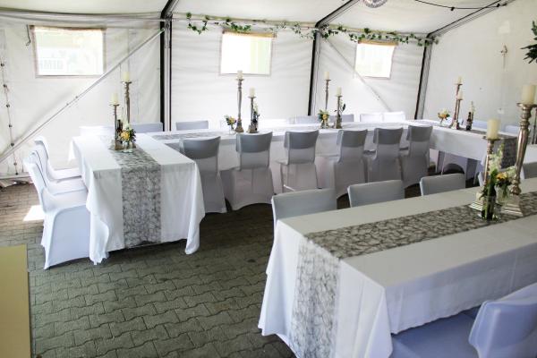 6-Festzelt Partyzelt Zelt 8m x 15m für Hochzeiten Geburtstag Familienfeier Vereinsfeiern