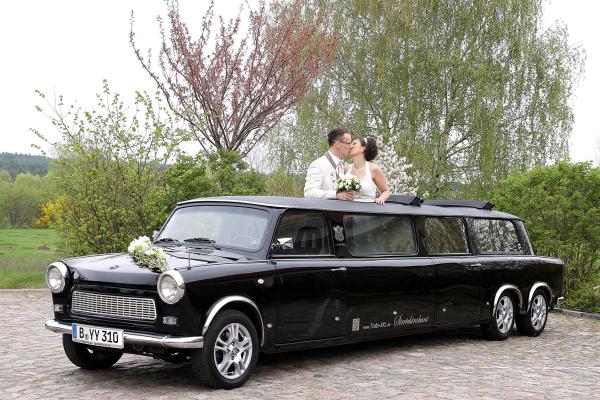 1-Trabant Stretchlimousine mit Chauffeur für alle Fahrten Deutschlandweit! Trabi Limo Limousine