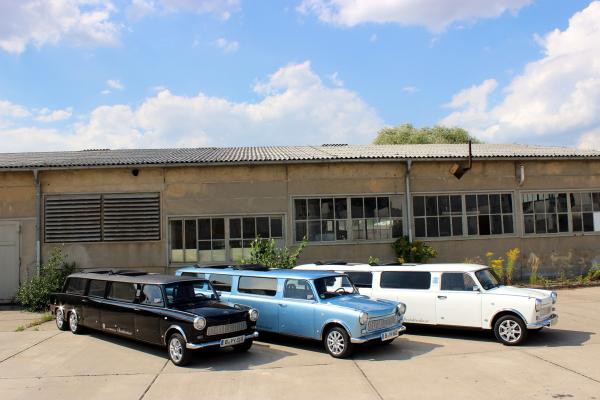 2-Trabant Stretchlimousine mit Chauffeur für alle Fahrten Deutschlandweit! Trabi Limo Limousine