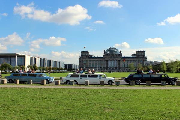 3-Trabant Trabi Stretchlimousine mieten und fahren. Stretchlimo, Limousine, Stretchtrabi, Oldtimer