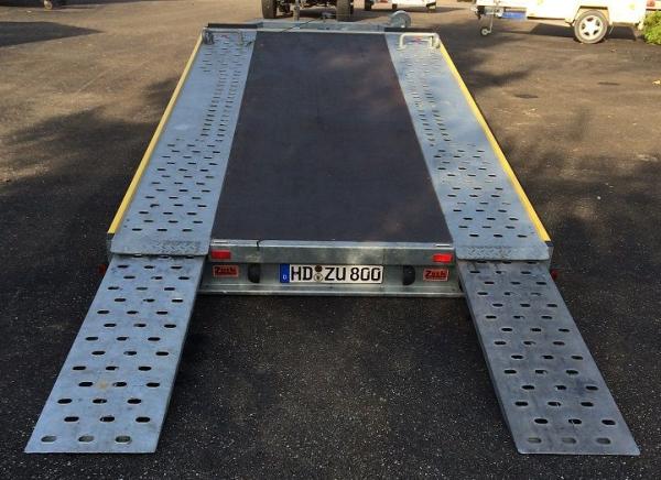 2-Autotransporter Böckmann, auch für Sportwagen geeignet - mit Seilwinde 3000kg Gesamtgew...