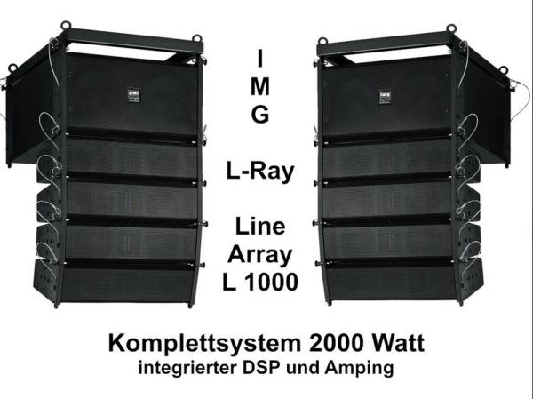 Lautsprecheranlage -Line Array L-1, Beschallungssystem für Events