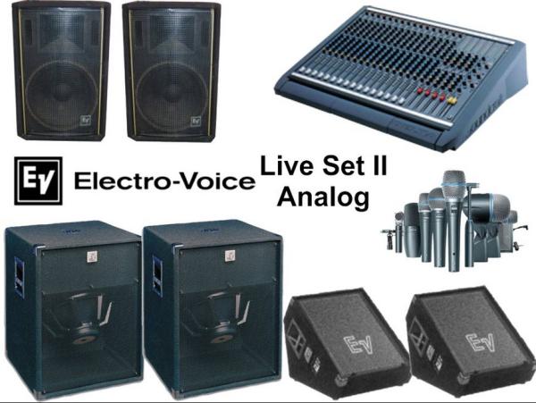 Lautsprecheranlage für Live Acts Band Pack II - Analog
