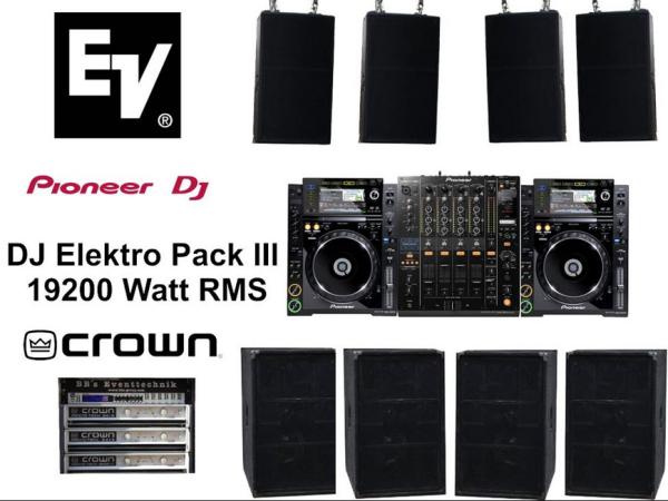 1-Musikanlage - DJ Elektro Pack IIII - Komplettsystem