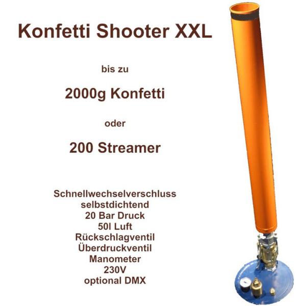 1-Konfettishooter XXL - Konfettikanone - Konfettiwerfer