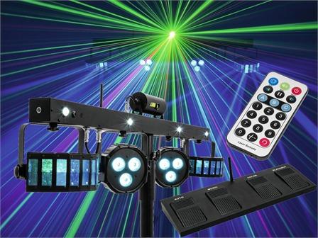 1-Eurolite LED KLS Laser Bar Partylichtset