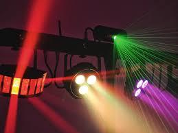 2-Eurolite LED KLS Laser Bar Partylichtset