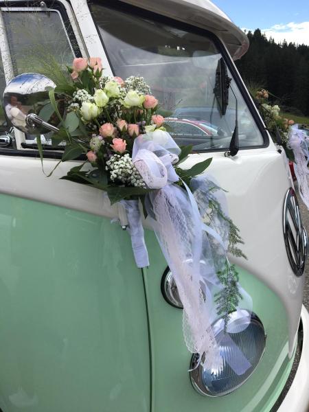 5-Brautauto, Hochzeitsazuto, VW T1 Bulli zum selber fahren