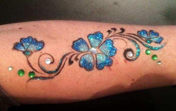 6-Pinsel&Pistole - Kinderschminken, Airbrush-Tattoos, Bodypainting