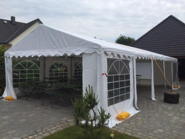 Festzelt - Partyzelt - Zelt - Gartenzelt XXL in 10 x 6 oder 5 x 12 m auf Wunsch auch mit Boden