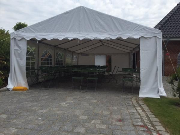 3-Festzelt - Partyzelt - Zelt - Gartenzelt XXL in 10 x 6 oder 5 x 12 m auf Wunsch auch mit Boden