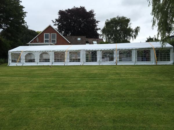 2-Festzelt - Partyzelt - Zelt - Gartenzelt XXL in 5 x 20 m ohne Boden