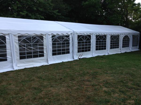 Festzelt - Partyzelt - Zelt - Gartenzelt XXL in 5 x 16 m auf Wunsch auch mit Boden