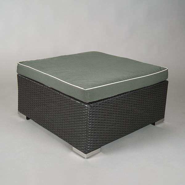 1-Loungemodul "Spa", Hocker, Anthrazit-Braun