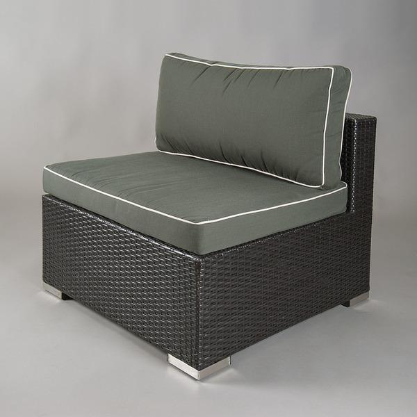 Loungemodul "Spa", Mitte, Poly, Anthrazit-Braun